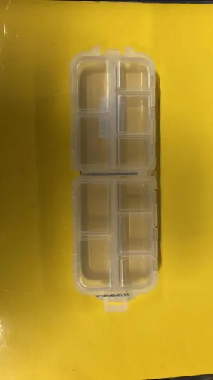 10 Compartment Box For Flies Swivels Etc