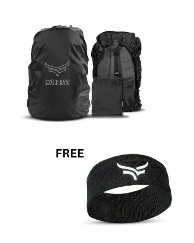 100% Rain & Dust Proof Protector for 30L to 40L Backpacks   Unisex Head Band (BUY 1 GET 1 FREE )