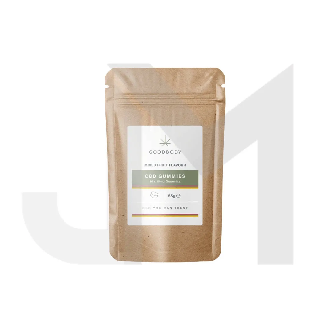140mg Goodbody Botanicals CBD Gummies (14x10mg)