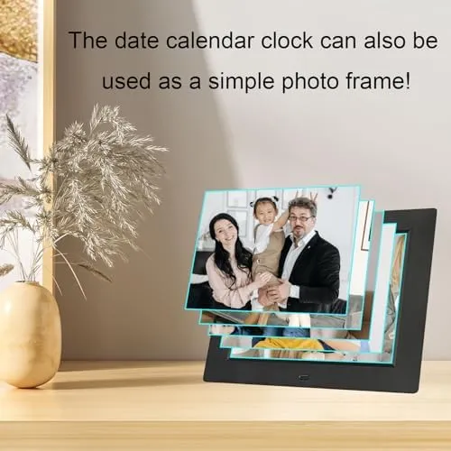 [2022 Newest] Digital Day Calendar Clock 3 Medicine Reminders Extra Large Non-Abbreviated Day Date Month Dementia Clocks for Senior Elderly Memory Loss Impaired Vision Clock