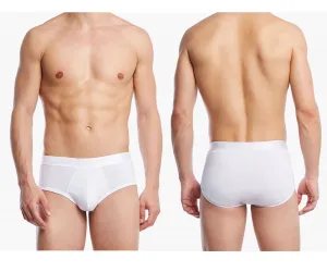2(X)IST 3104100301 Pima Cotton Contour Pouch Briefs White