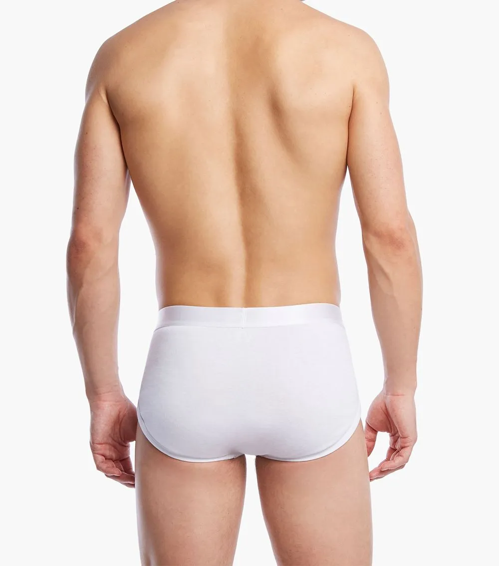 2(X)IST 3104100301 Pima Cotton Contour Pouch Briefs White