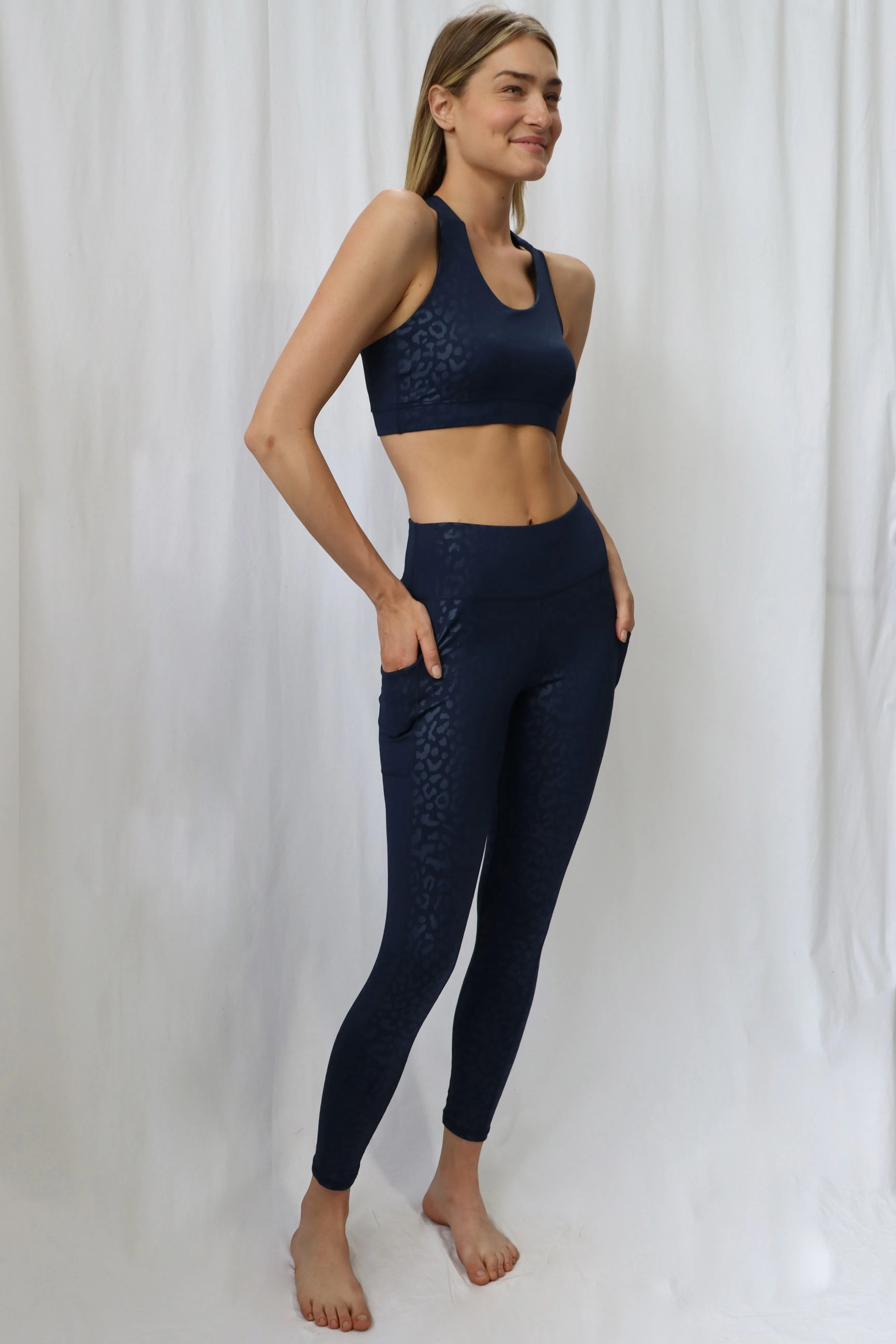 3301 - "OOH LA LA Leopard" Cell Pocket Legging - Various Colors