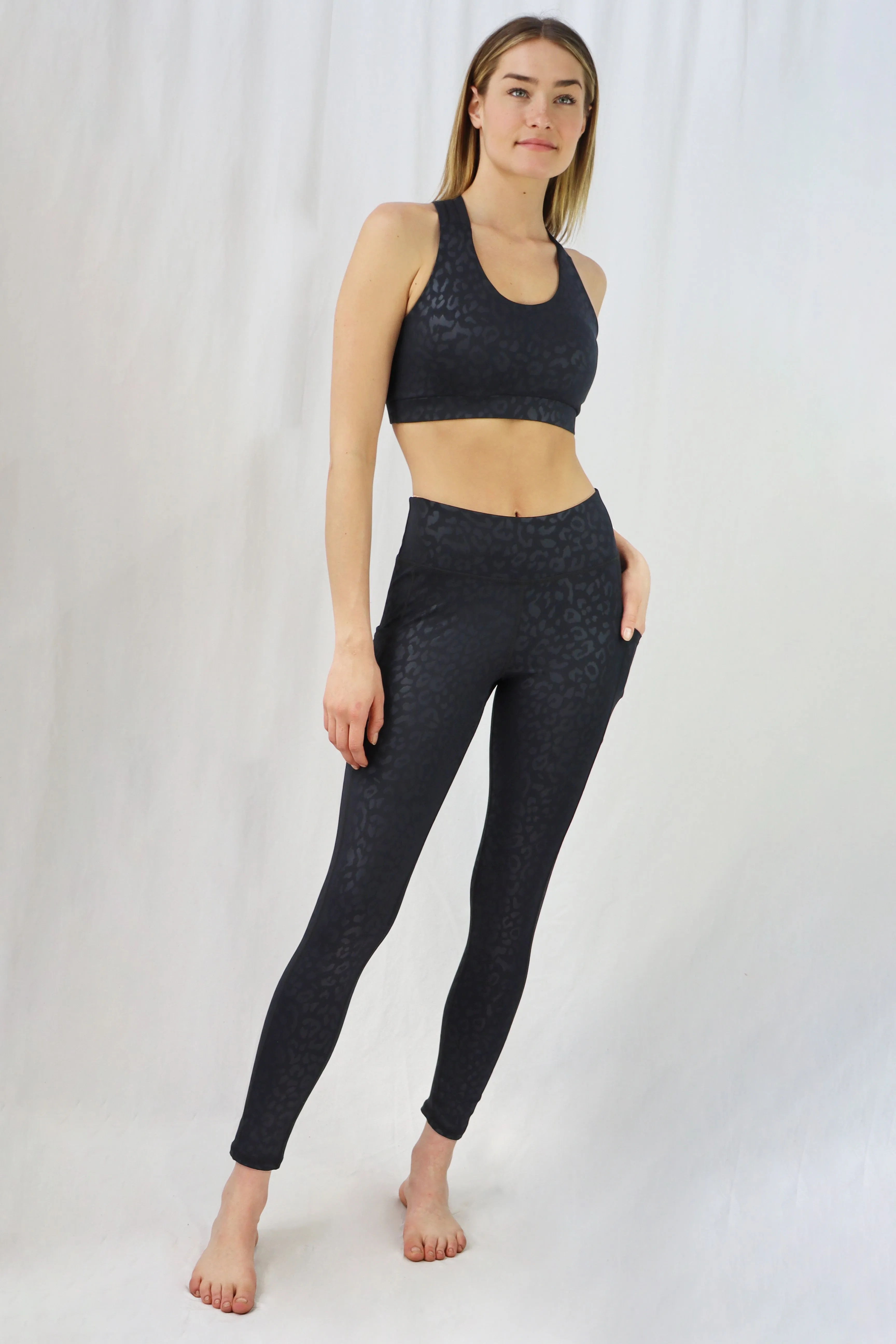 3301 - "OOH LA LA Leopard" Cell Pocket Legging - Various Colors