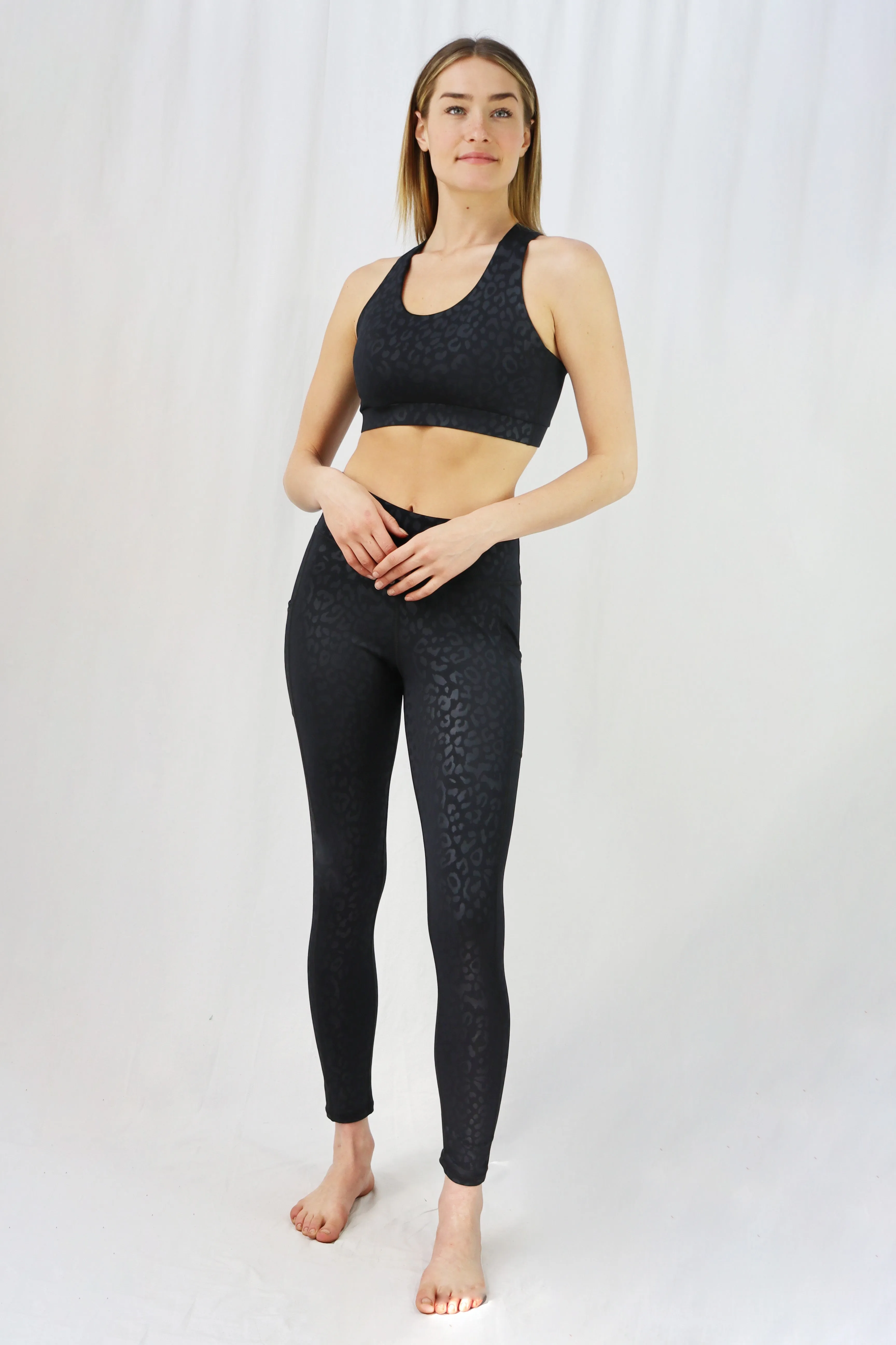 3301 - "OOH LA LA Leopard" Cell Pocket Legging - Various Colors