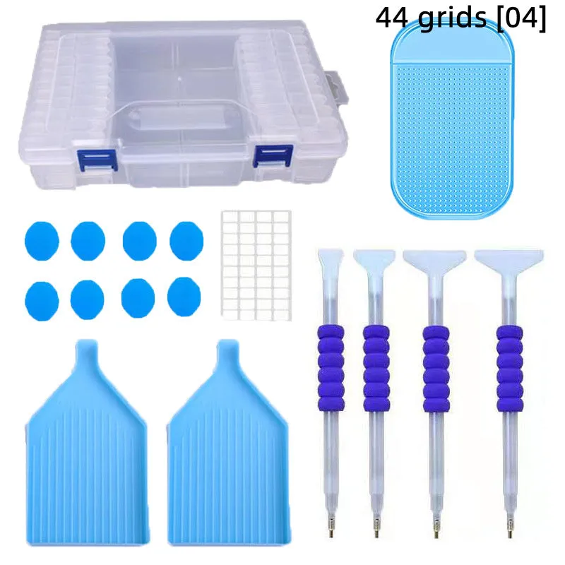 44 Grid Bead Box Spot Drill Package Tool Set
