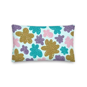 Abstract Flowers Pillow