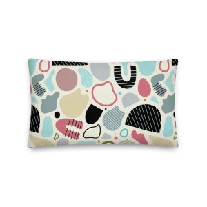 Abstract Shapes #001 Pillow - Sandstrorm