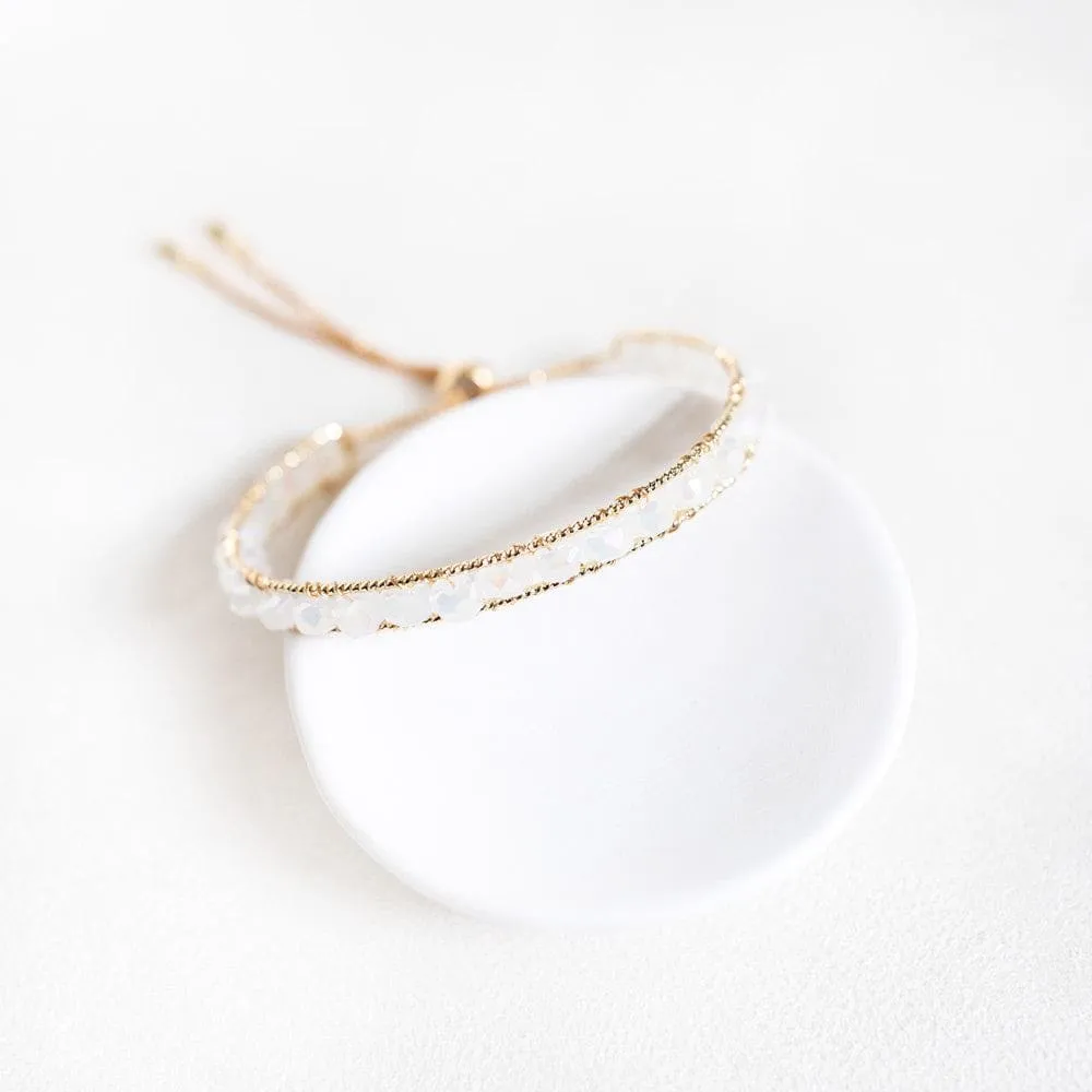 Adjustable Moonstone Bracelet