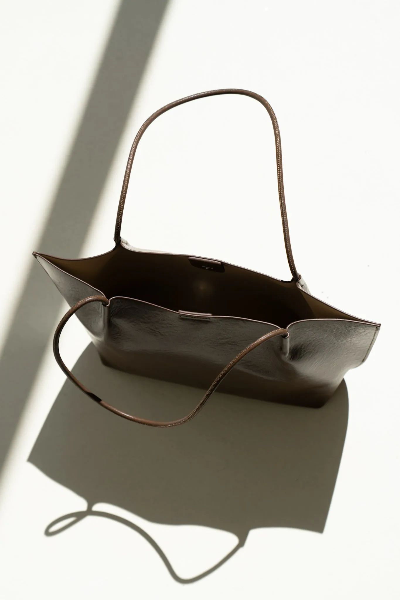Alex Brown Leather Tote Bag