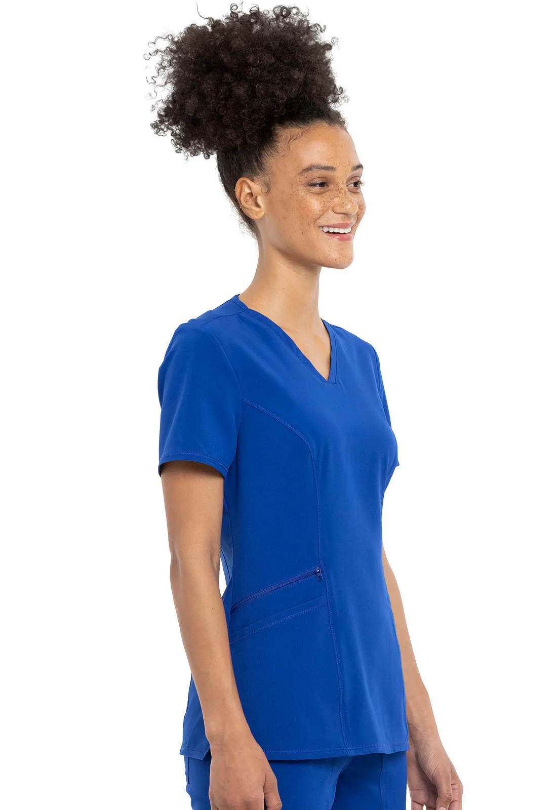 Allura CKA684 V-Neck Top Galaxy Blue