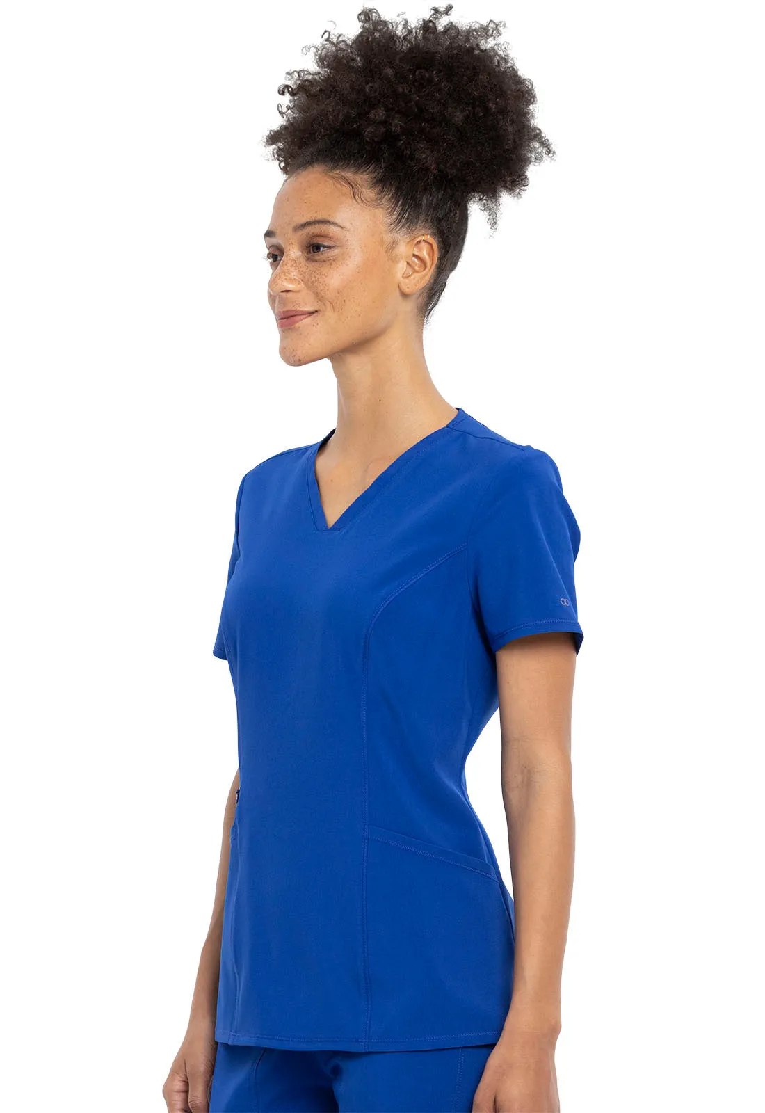 Allura CKA684 V-Neck Top Galaxy Blue