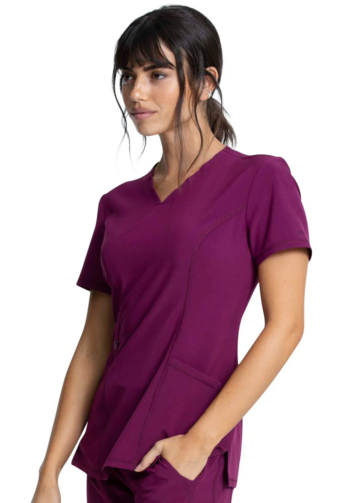 Allura CKA684 V-Neck Top Wine