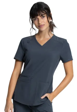 Allura CKA685 V-Neck Top Pewter