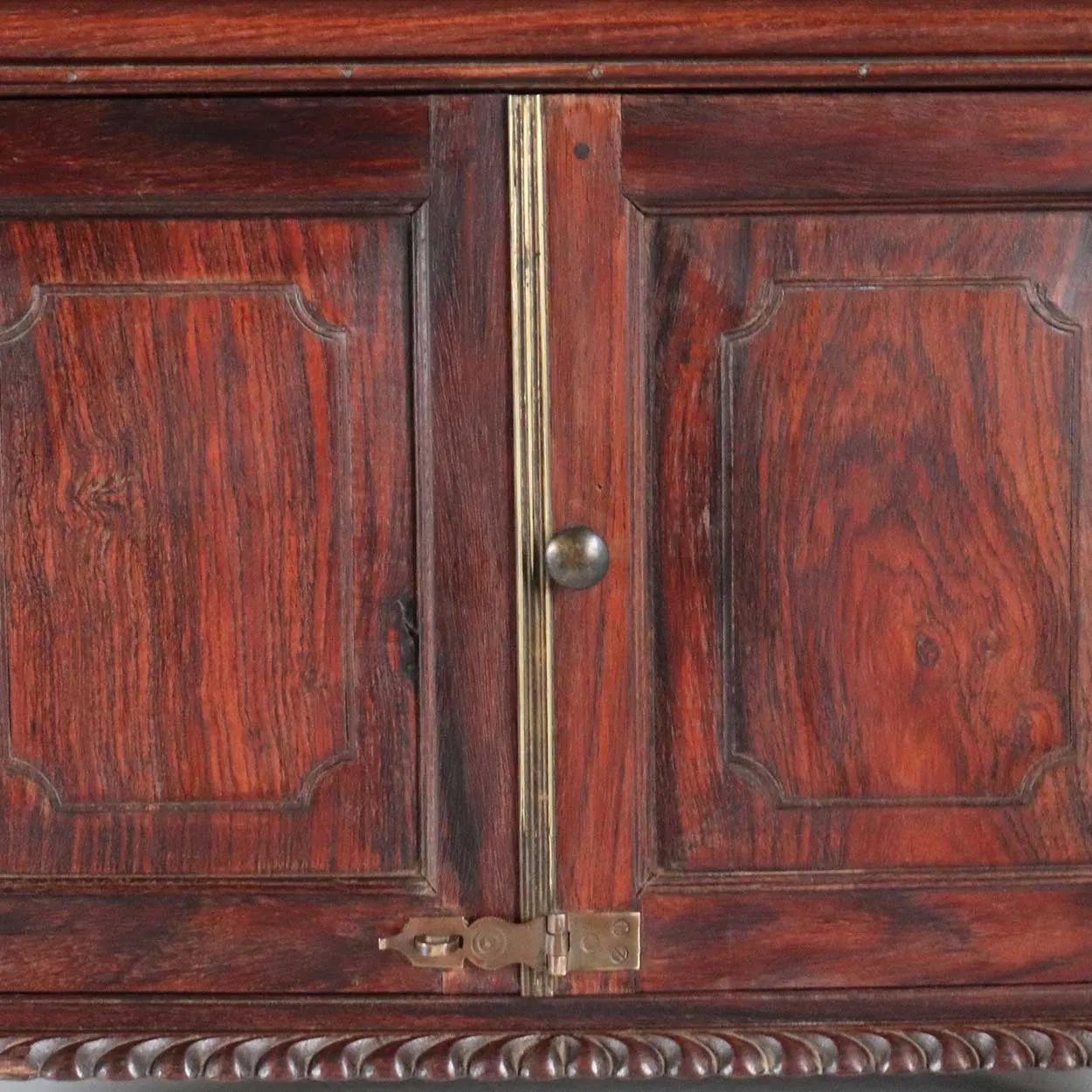 Anglo Indian William IV Rosewood Stationery Letter Box Table Cabinet