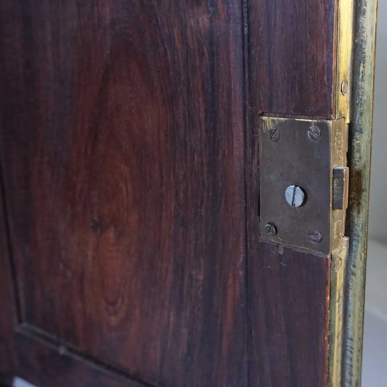 Anglo Indian William IV Rosewood Stationery Letter Box Table Cabinet
