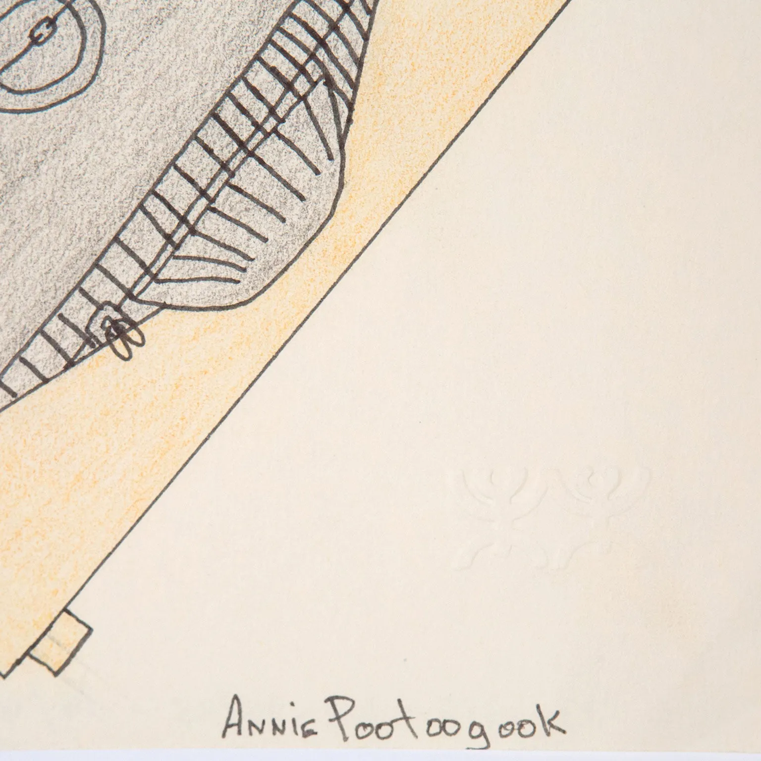 ANNIE POOTOOGOOK "MOTHER BREASTFEEDING", 1994