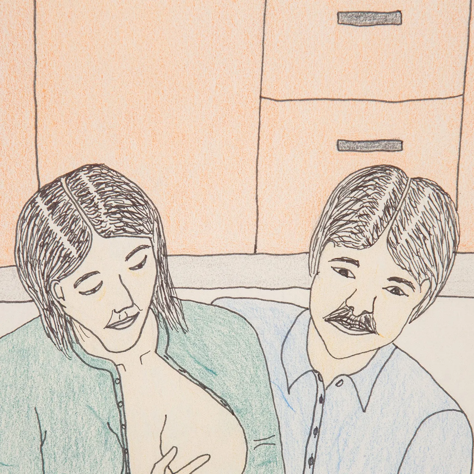 ANNIE POOTOOGOOK "MOTHER BREASTFEEDING", 1994