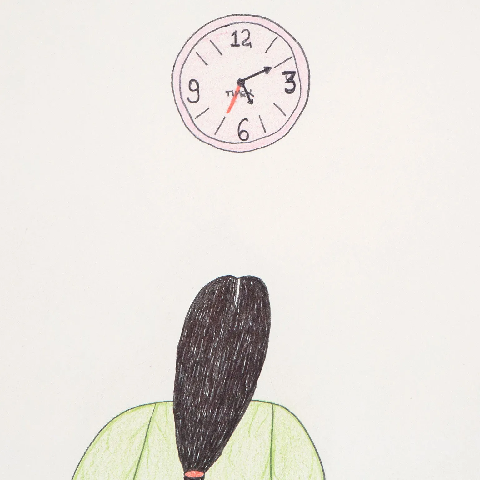 ANNIE POOTOOGOOK "WOMAN REMOVING COAT", 2002