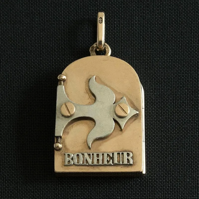 Antique Russian BONHEUR Locket