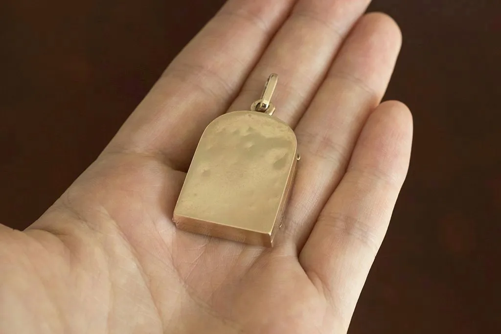 Antique Russian BONHEUR Locket