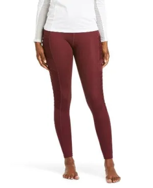 Ariat Tights Womens EOS Moto Full Seat Windsor Wine