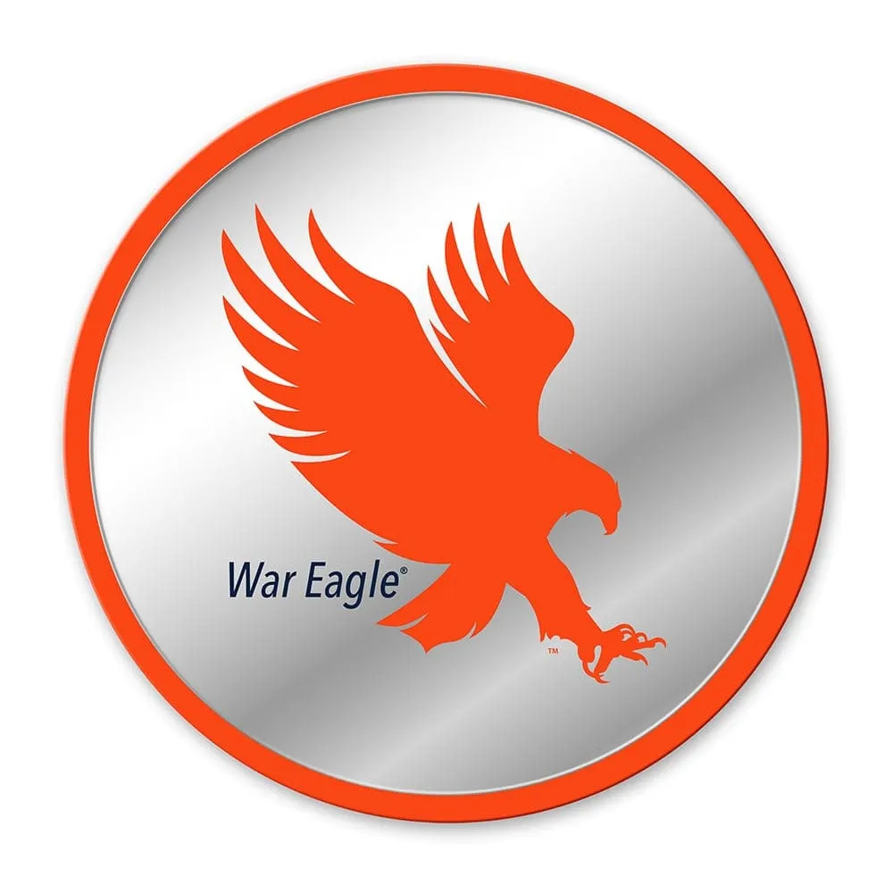 Auburn Tigers: Mascot - Modern Disc Mirrored Wall Sign