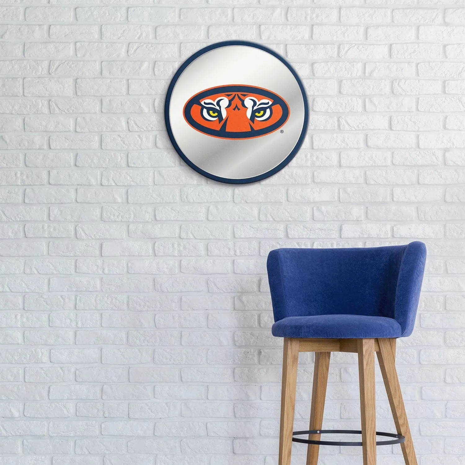 Auburn Tigers: Mascot - Modern Disc Mirrored Wall Sign
