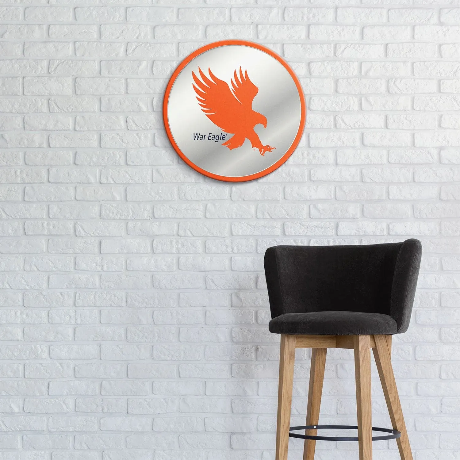Auburn Tigers: Mascot - Modern Disc Mirrored Wall Sign