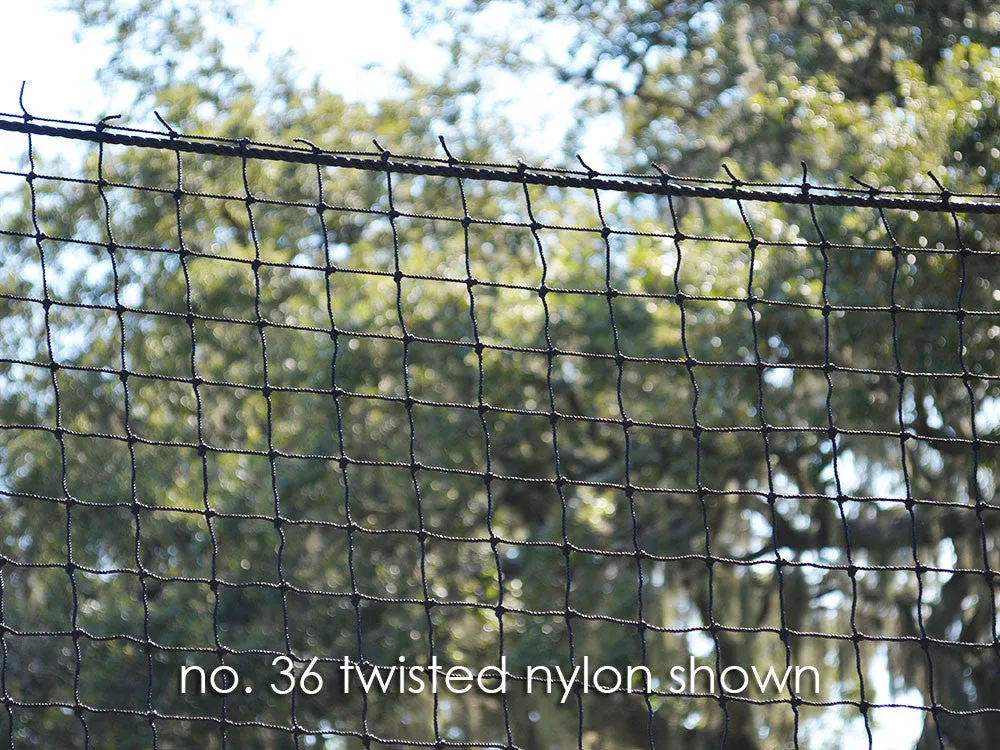 Baseball Barrier Net Panel No.18 Nylon Black