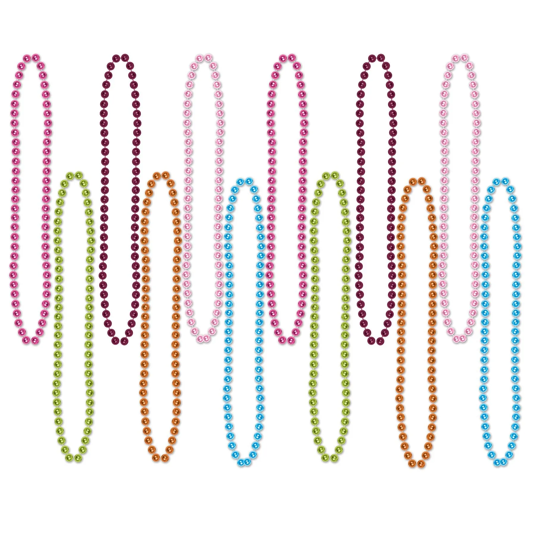 Beistle Brite Party Beads (12/pkg) - Party Supply Decoration for General Occasion