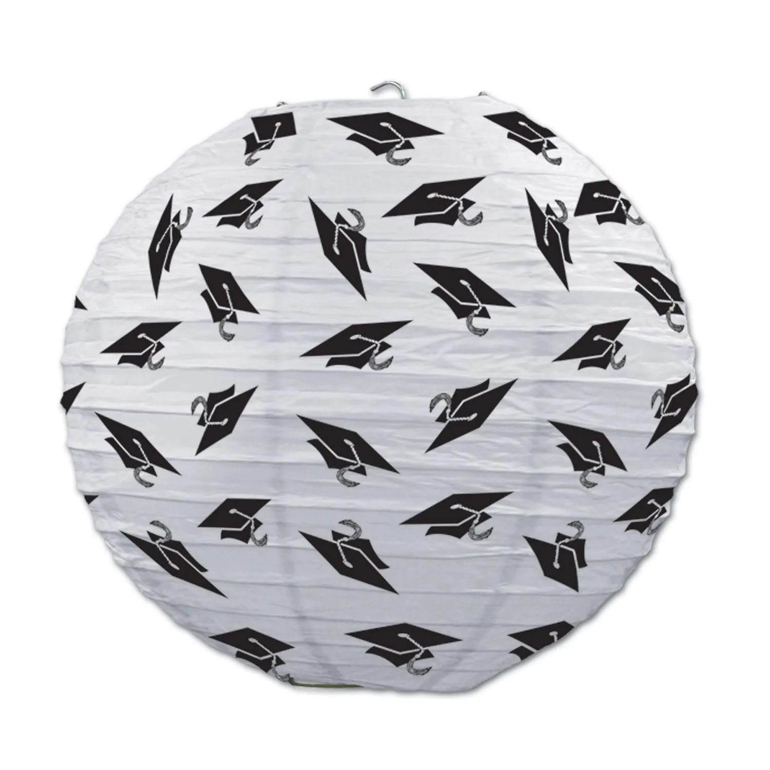 Beistle Grad Cap Paper Lanterns (3 Paper Lanterns Per Package) - Party Supply Decoration for Graduation