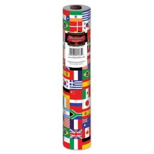 Beistle International FlagTable Roll - Party Supply Decoration for International