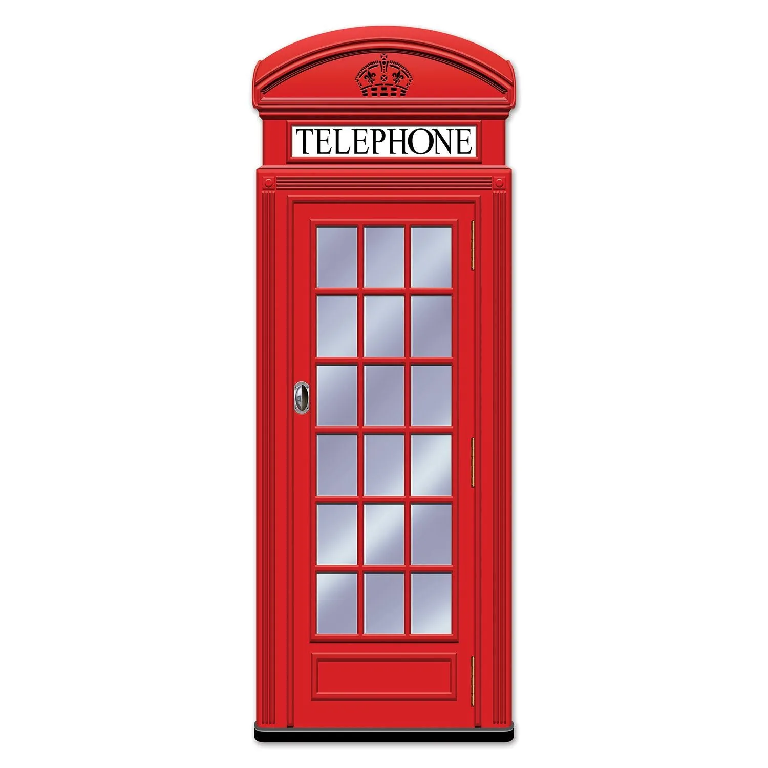 Beistle Jointed Red Phone Booth - Party Supply Decoration for British