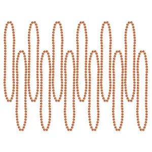 Beistle Orange Party Beads (12/pkg) - Party Supply Decoration for General Occasion
