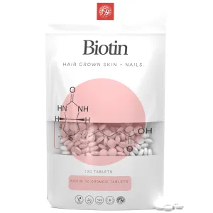 Biotin 10000mcg Tablets - 1 Year Supply - 25% DISCOUNT