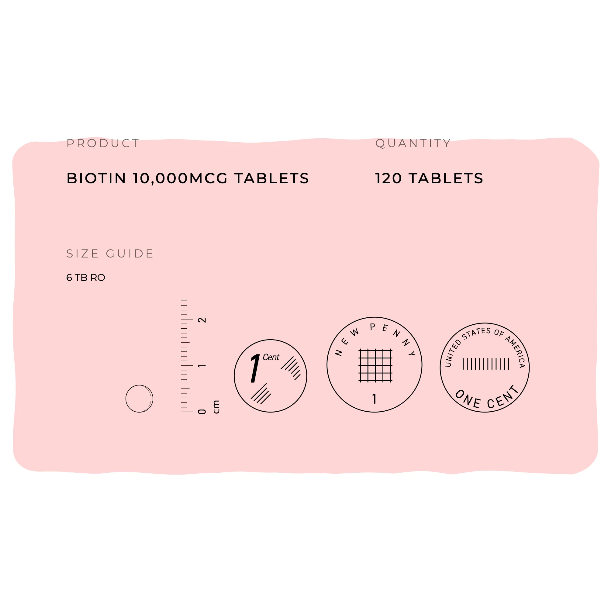 Biotin 10000mcg Tablets - 1 Year Supply - 25% DISCOUNT