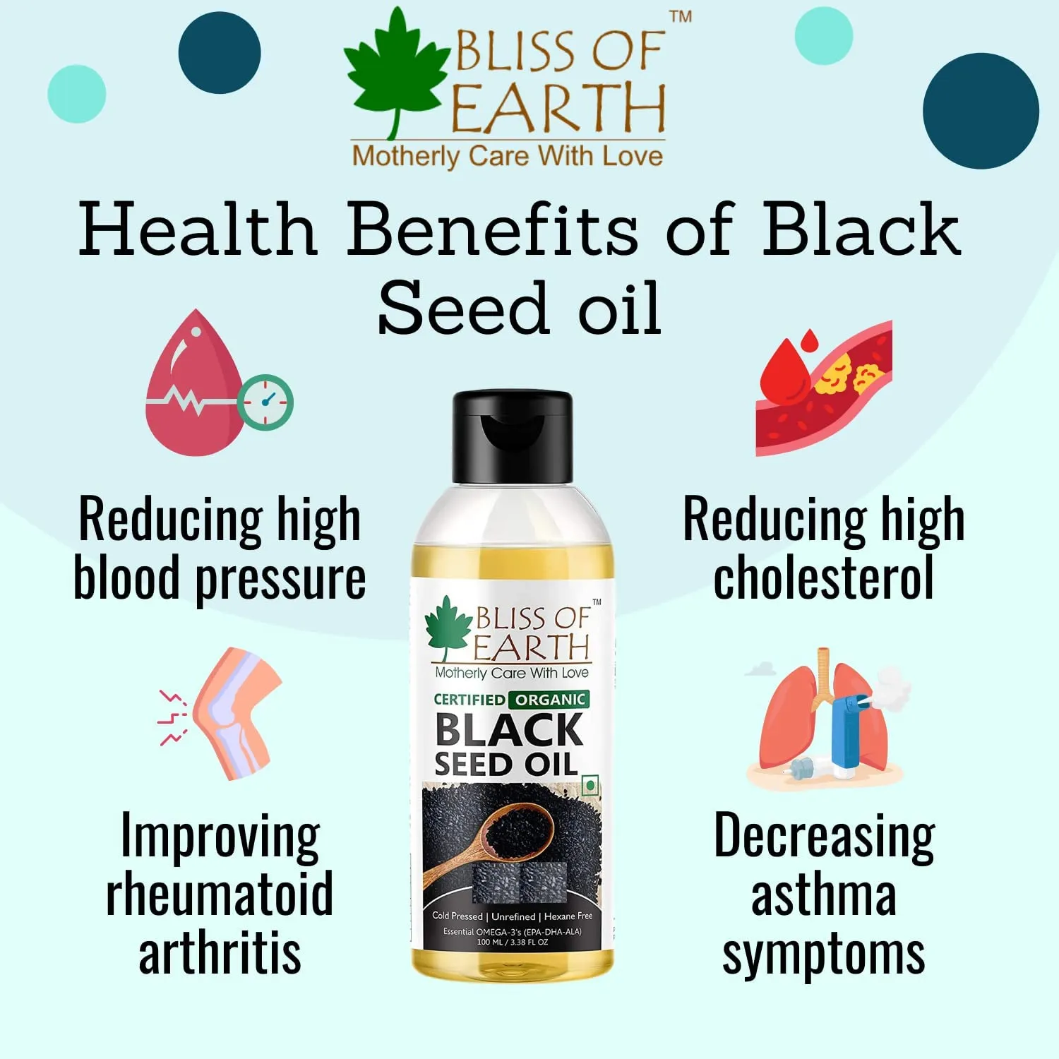 Black Seed Oil (Kalonji Oil)   Wildcrafted Himalayan Apricot Oil (Pack of 2x100ml)