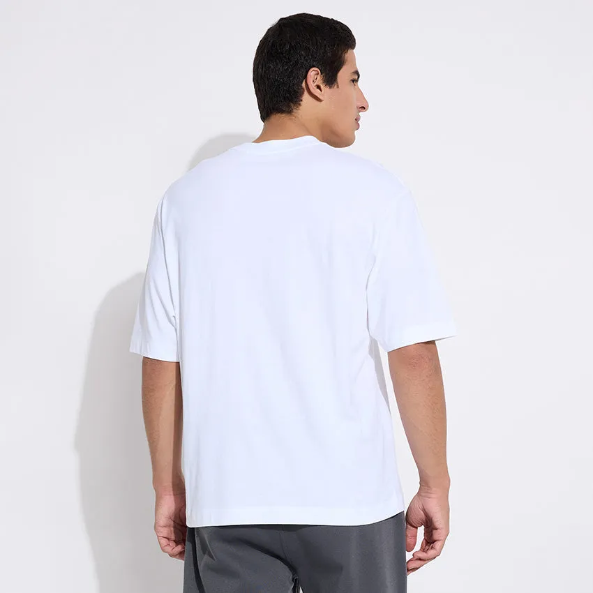 Blocking Graphic T-Shirt - White