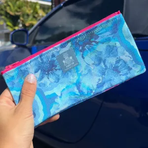 Blue Hibiscus Sunglasses Pouch