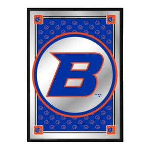 Boise State Broncos: Team Spirit, Logo - Framed Mirrored Wall Sign