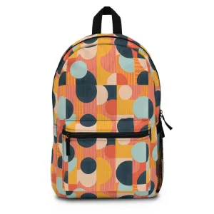 Bold Pastel Geometric Roomy Backpack