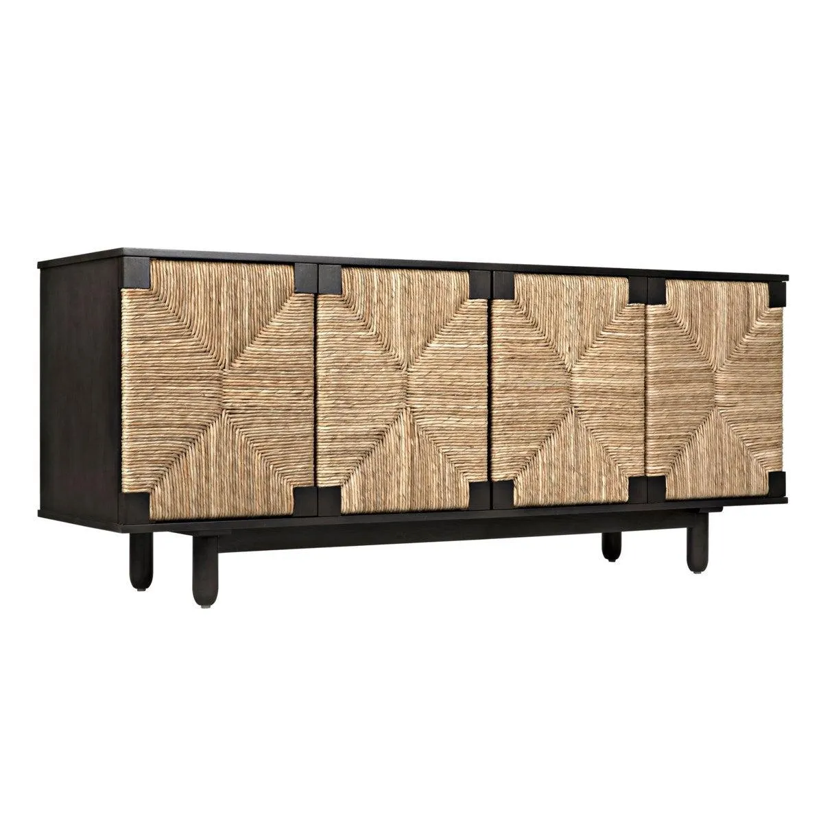 Brook 4 Door Sideboard, Pale
