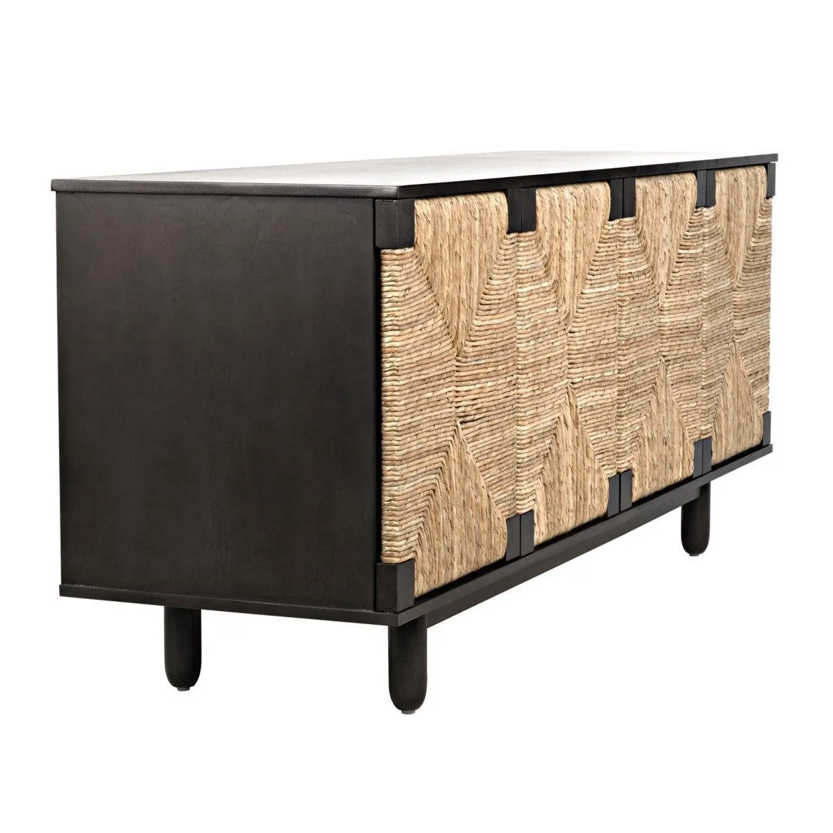 Brook 4 Door Sideboard, Pale