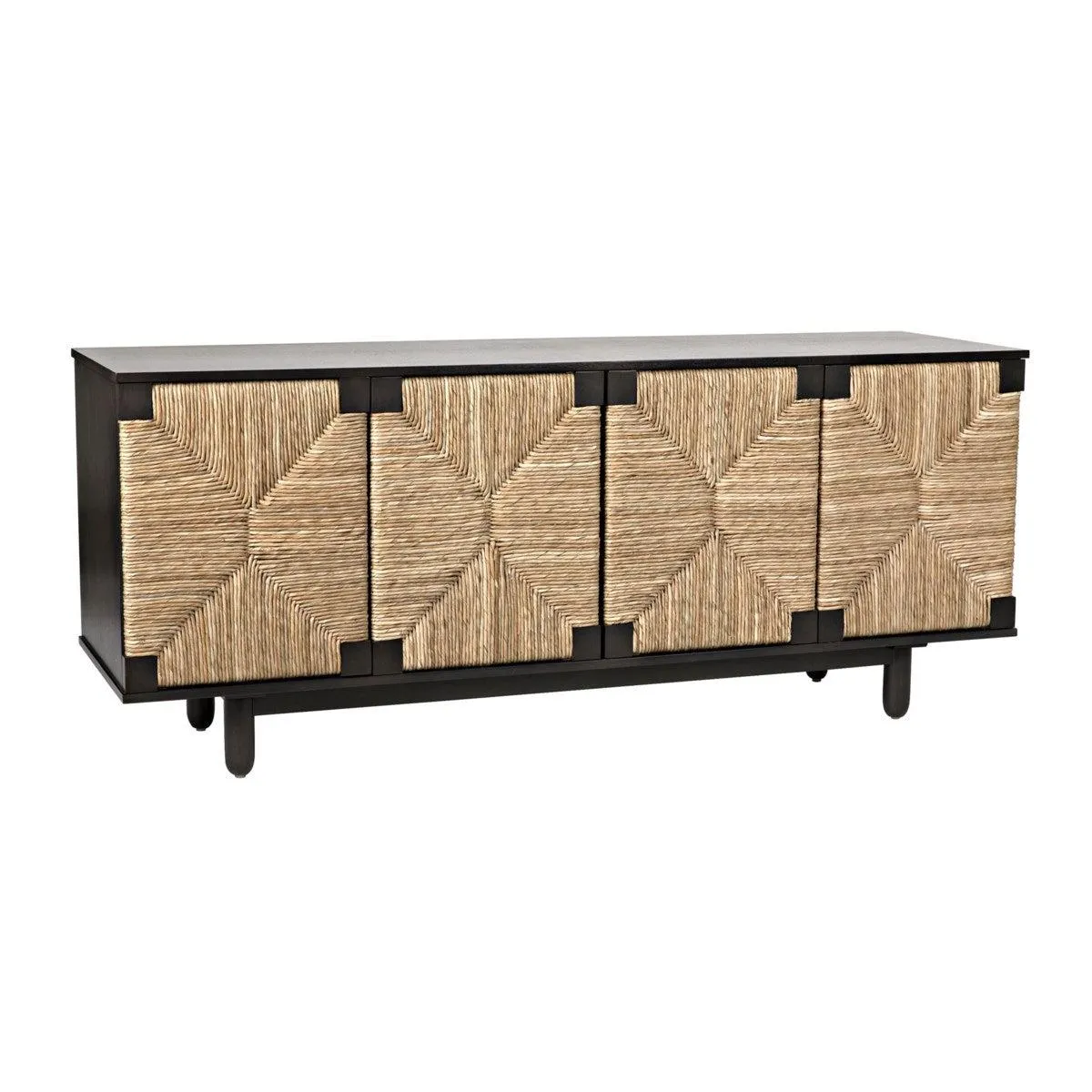 Brook 4 Door Sideboard, Pale