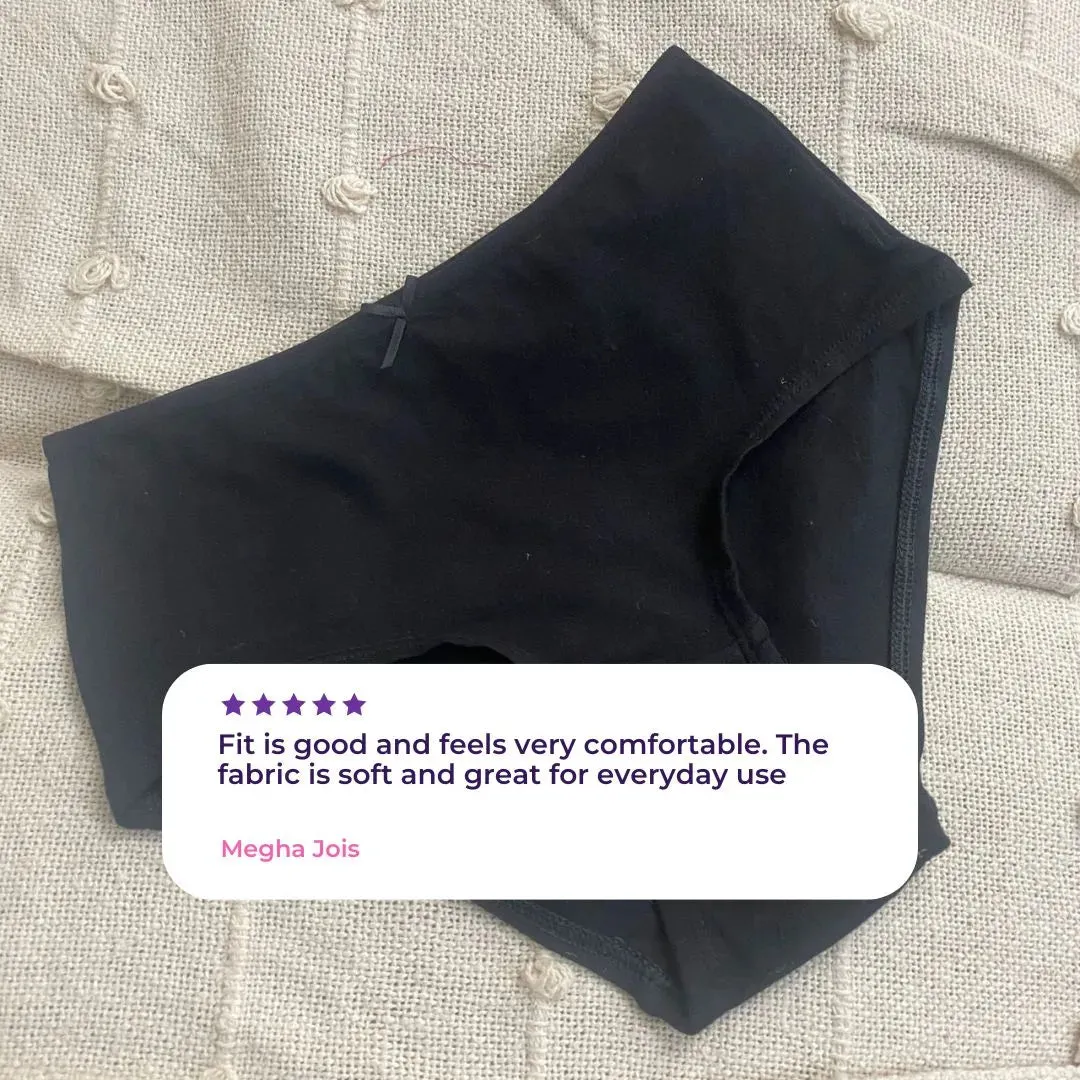 BrZee Hipsters | Lightweight Cotton-Elastane Fabric  | Super Stretchy For Comfort | No Visible Panty Lines | Pack Of 6
