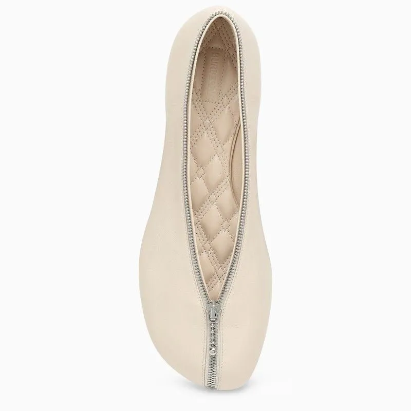 BURBERRY Ballerina with Zipped Upper - Women's SS24 Collection