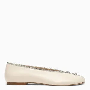 BURBERRY Ballerina with Zipped Upper - Women's SS24 Collection