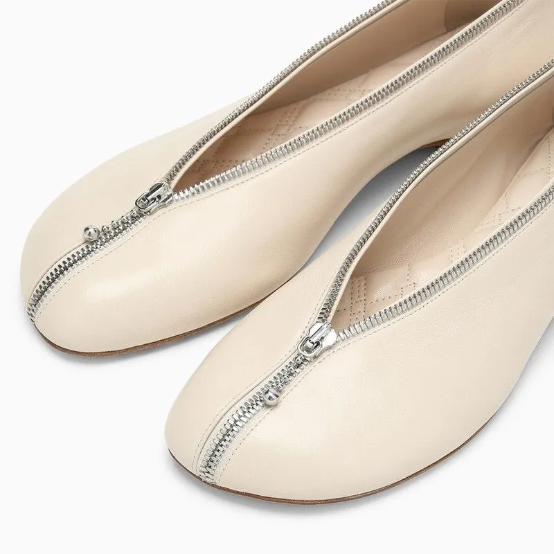 BURBERRY Ballerina with Zipped Upper - Women's SS24 Collection
