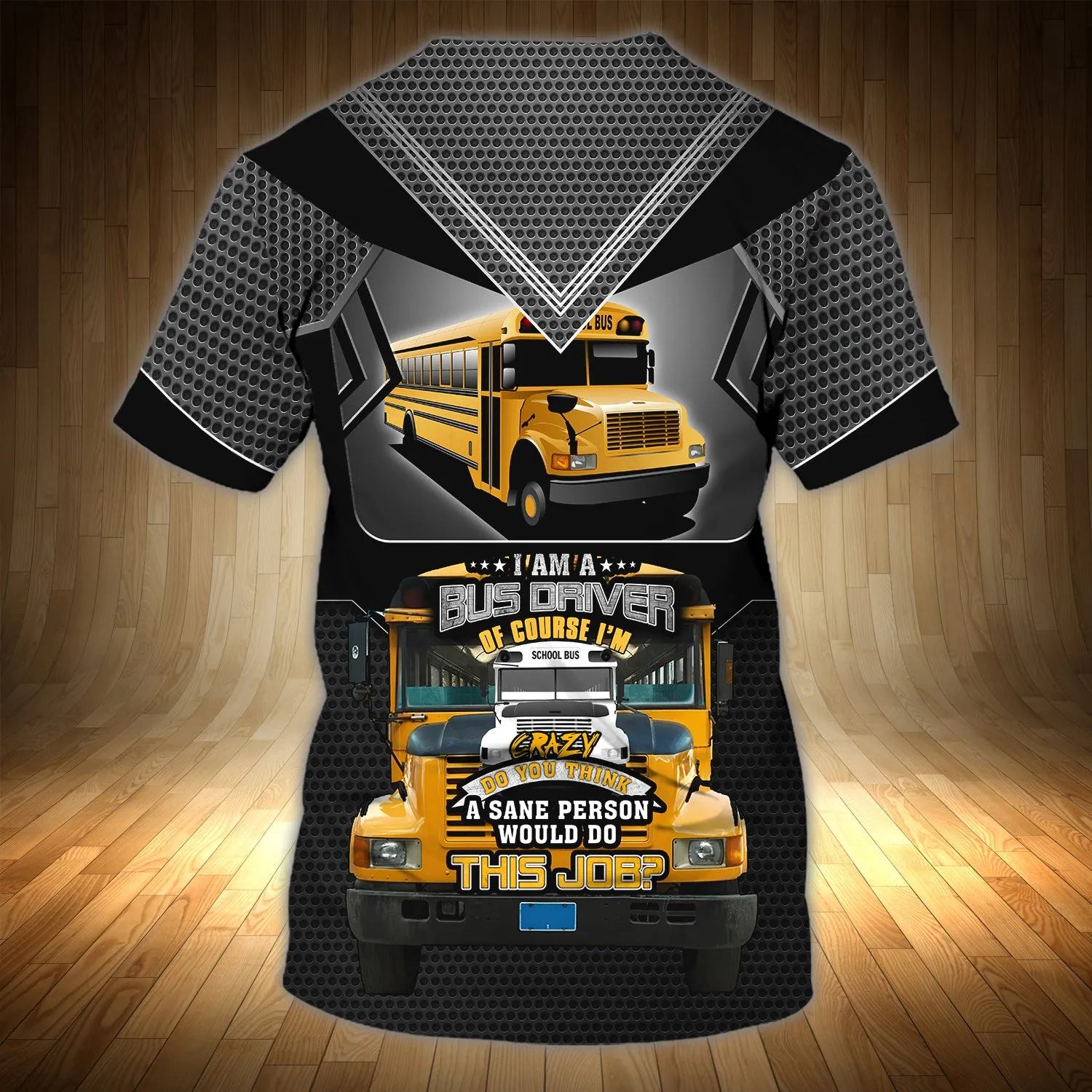 Bus Driver - Custom Name Tshirt - 1006